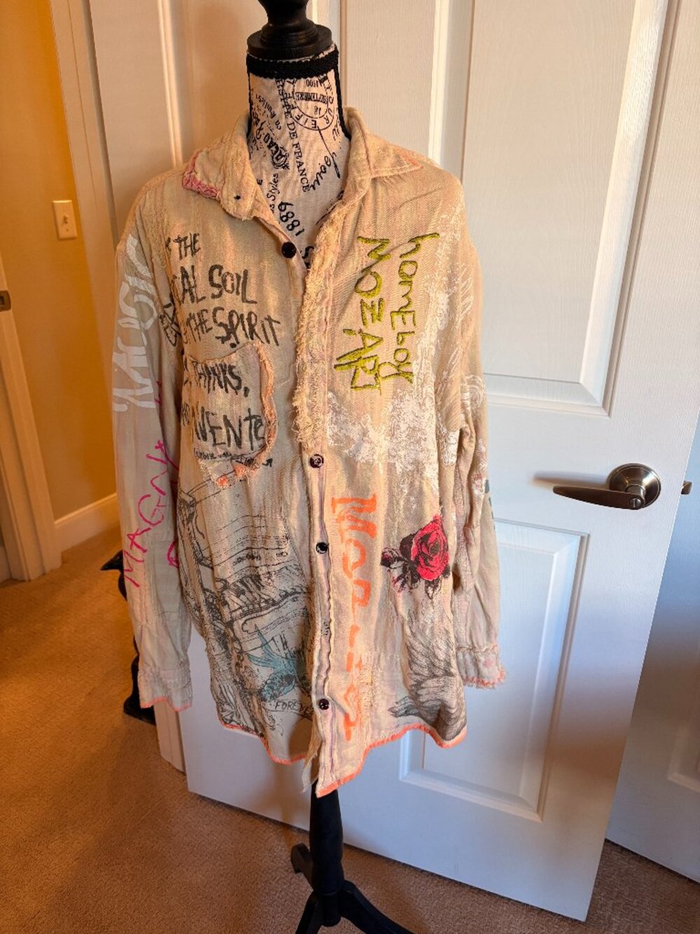 Magnolia Pearl L Homie Boyfriend Shirt 3516 - NWT
